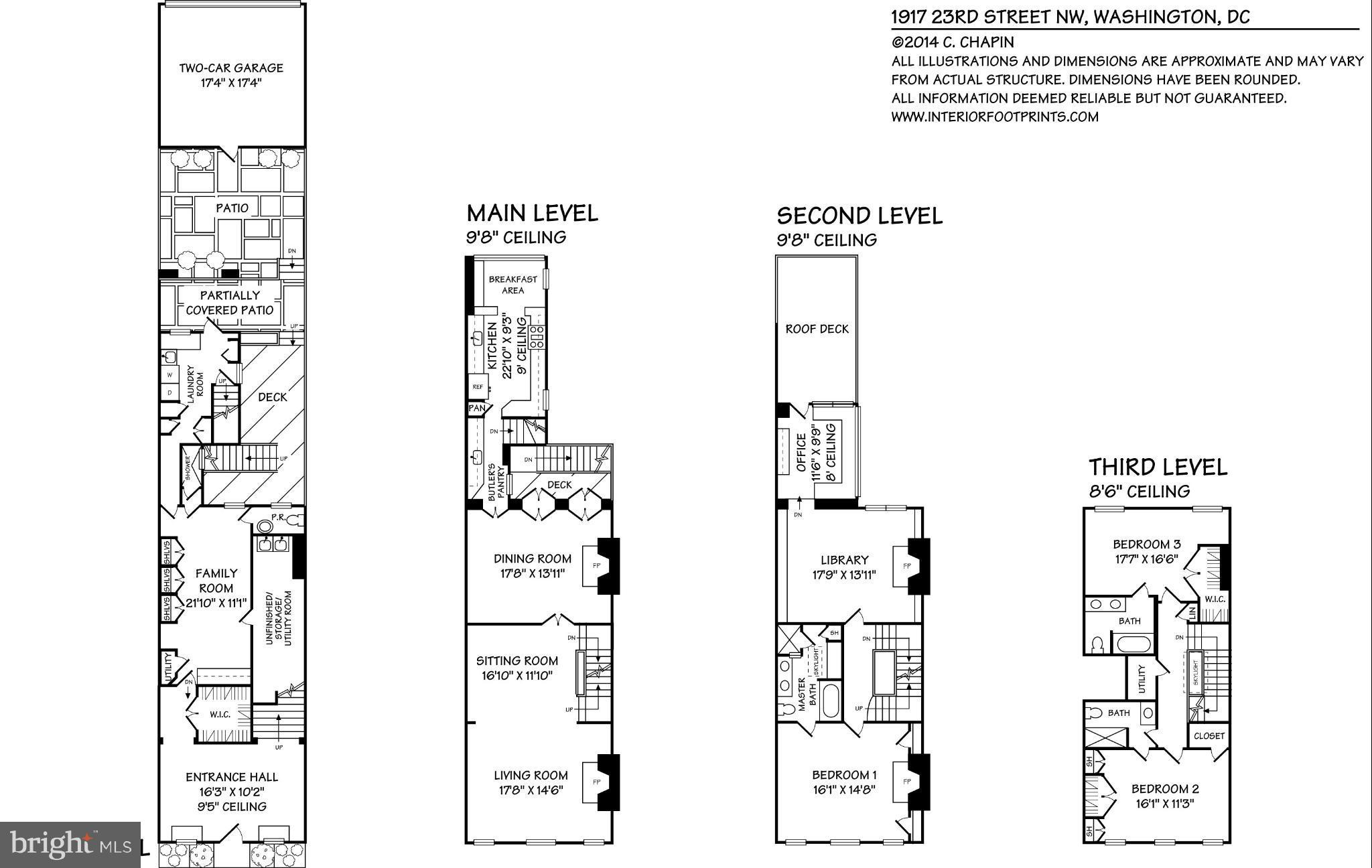 1917 23rd Street Northwest Washington, DC 20008 - Photo 17 of 17 Floor plan