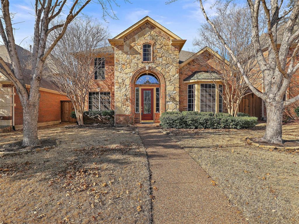 5901 Country View Lane Frisco, TX 75036 - Photo 1 of 1 a front view of a house with garden