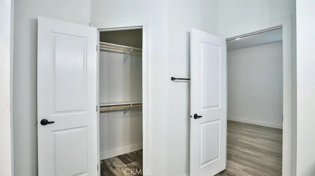 a room with wooden floor