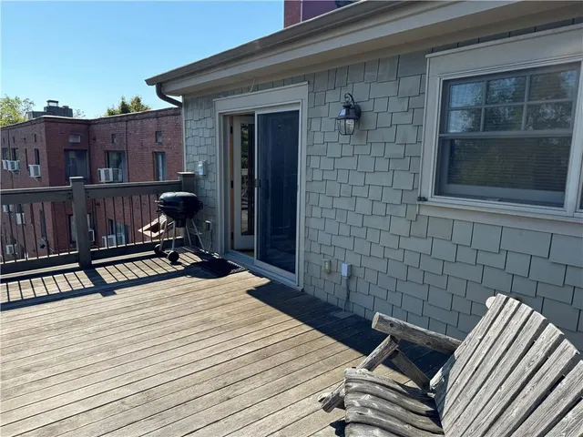 a view of balcony and deck