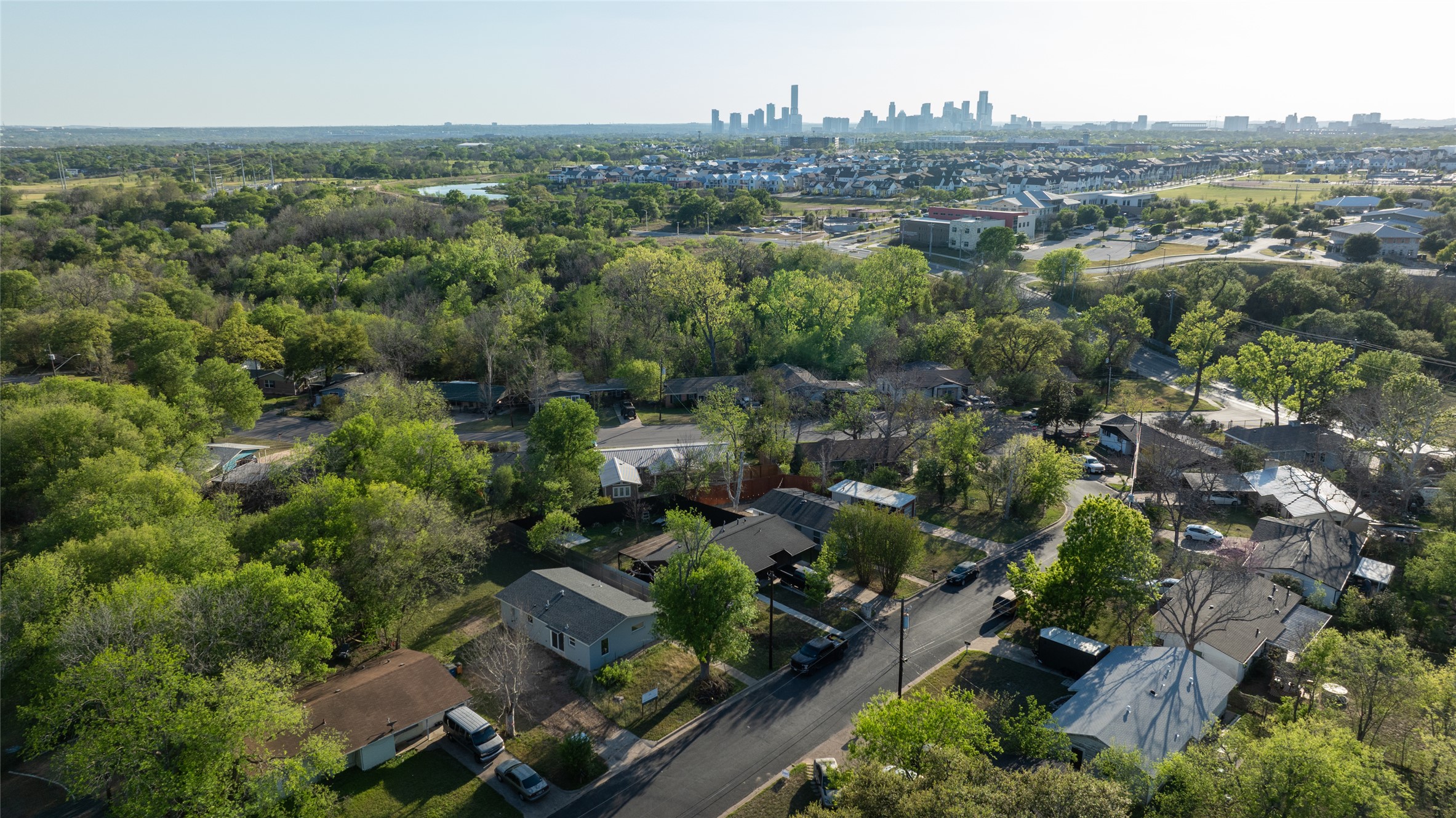 4902 Blueberry Trail, Unit 2 & 3 Austin, TX 78723 - Photo 23 of 38 an aerial view of a city with lots of residential buildings