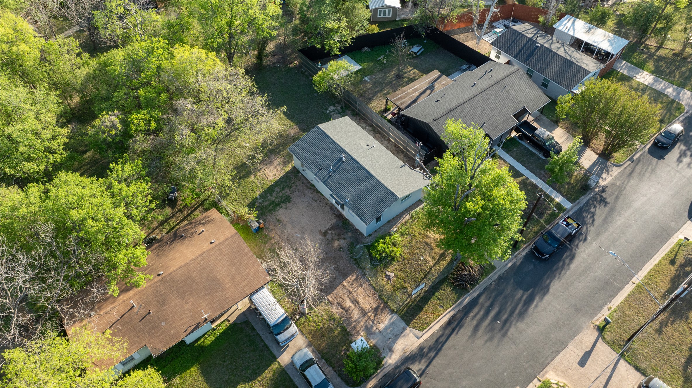 4902 Blueberry Trail, Unit 2 & 3 Austin, TX 78723 - Photo 33 of 38 an aerial view of residential houses with outdoor space