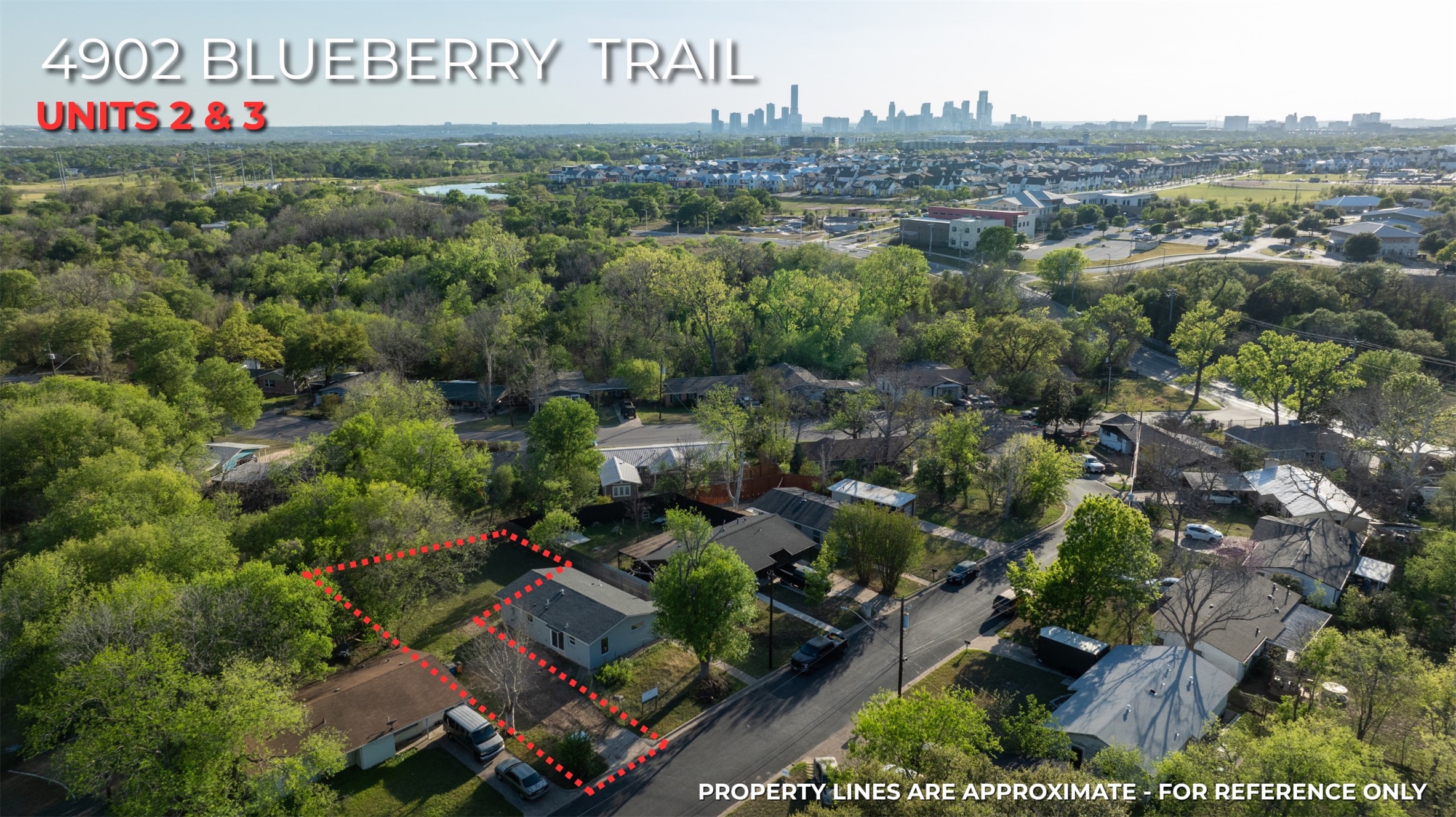 4902 Blueberry Trail, Unit 2 & 3 Austin, TX 78723 - Photo 4 of 38 an aerial view of multiple house