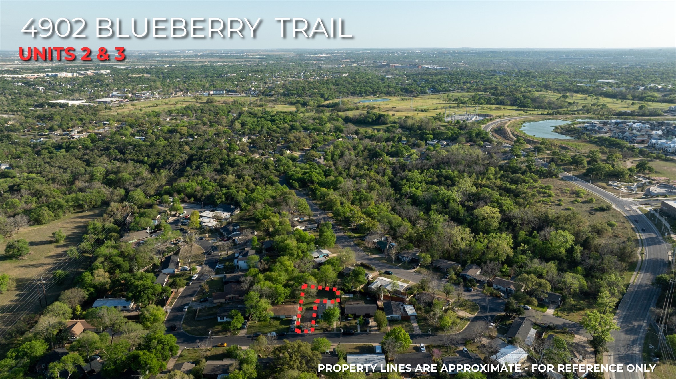 4902 Blueberry Trail, Unit 2 & 3 Austin, TX 78723 - Photo 5 of 38 a view of a field with lots of trees