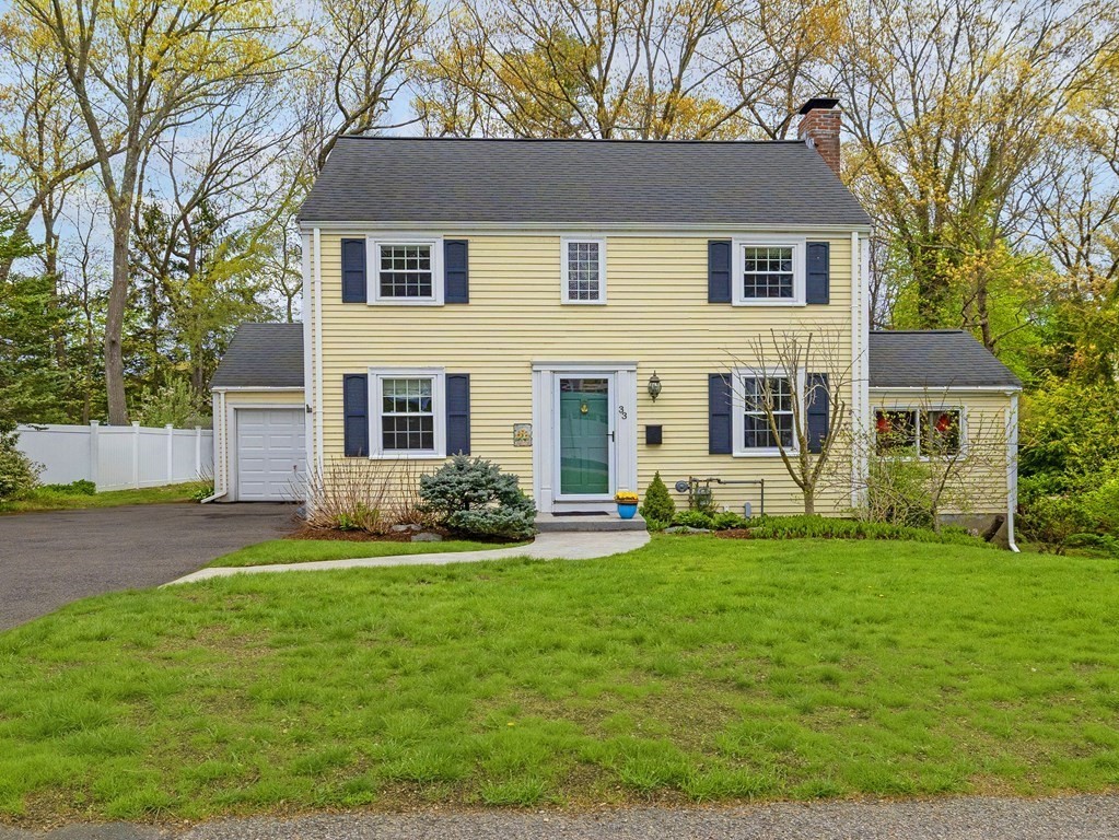 33 Bay View Road Wellesley, MA 02482 - Photo 1 of 32 a front view of a house with a yard