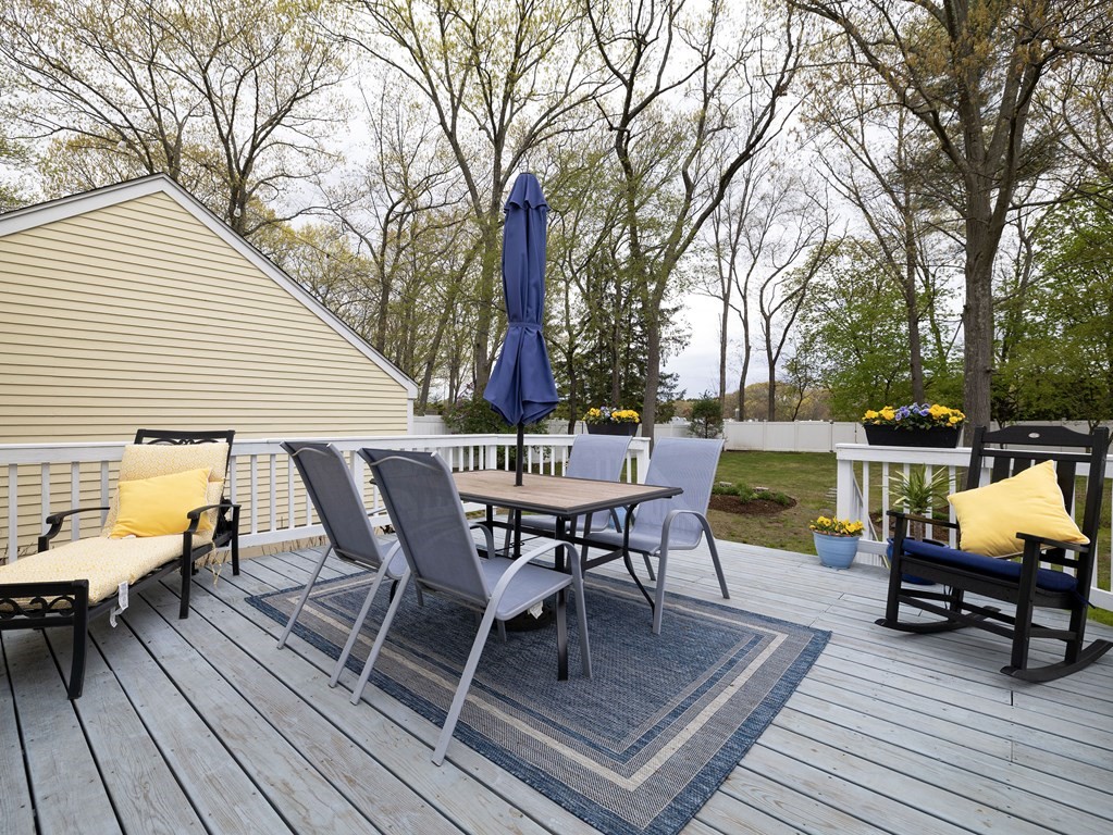 33 Bay View Road Wellesley, MA 02482 - Photo 6 of 32 a view of a roof deck and dining area with furniture