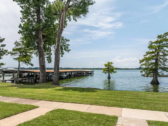 a backyard of a house
