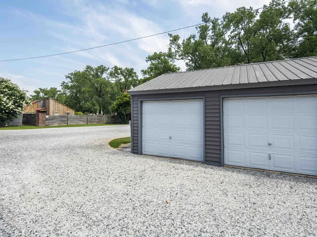 a view of a house with a patio