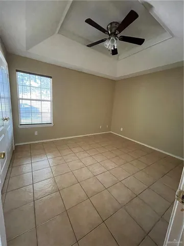 en empty room with windows