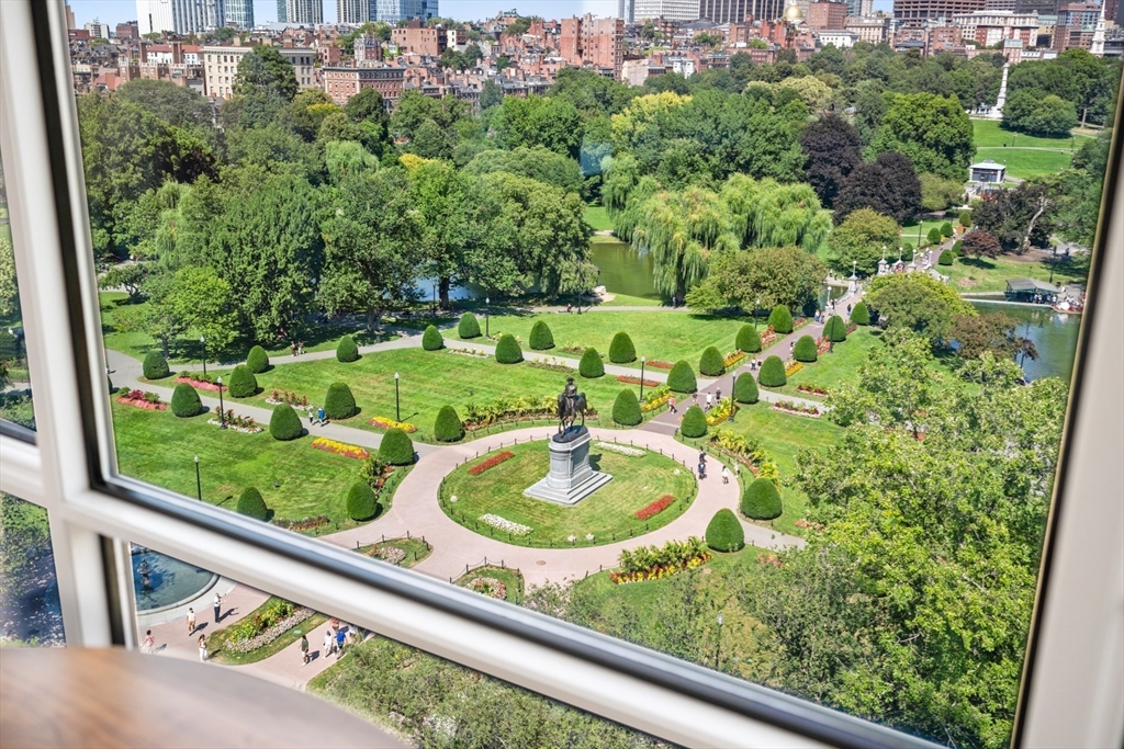 2 Commonwealth Avenue, Unit 11BCD Boston, MA 02116 - Photo 11 of 39 a view of a garden from a window