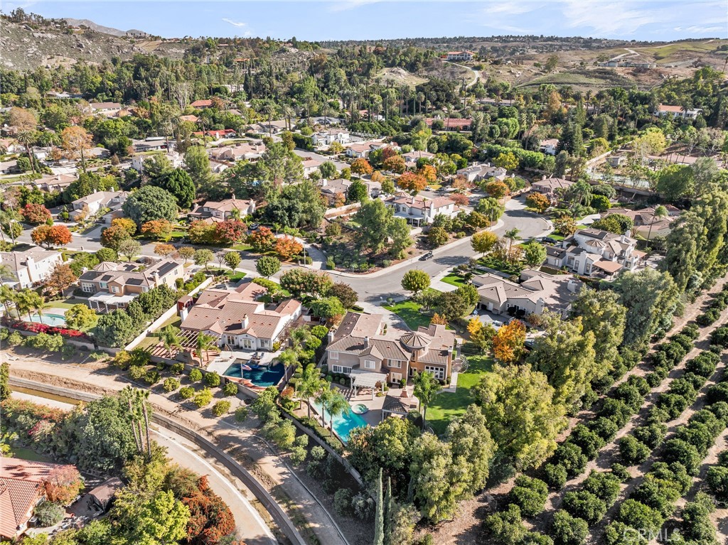 2542 Adage Way Riverside, CA 92506 - Photo 55 of 59 an aerial view of residential houses with outdoor space