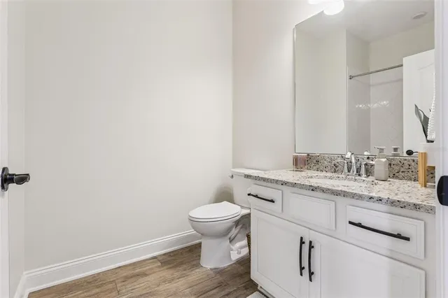 a view of a swimming pool with a lounge chairs