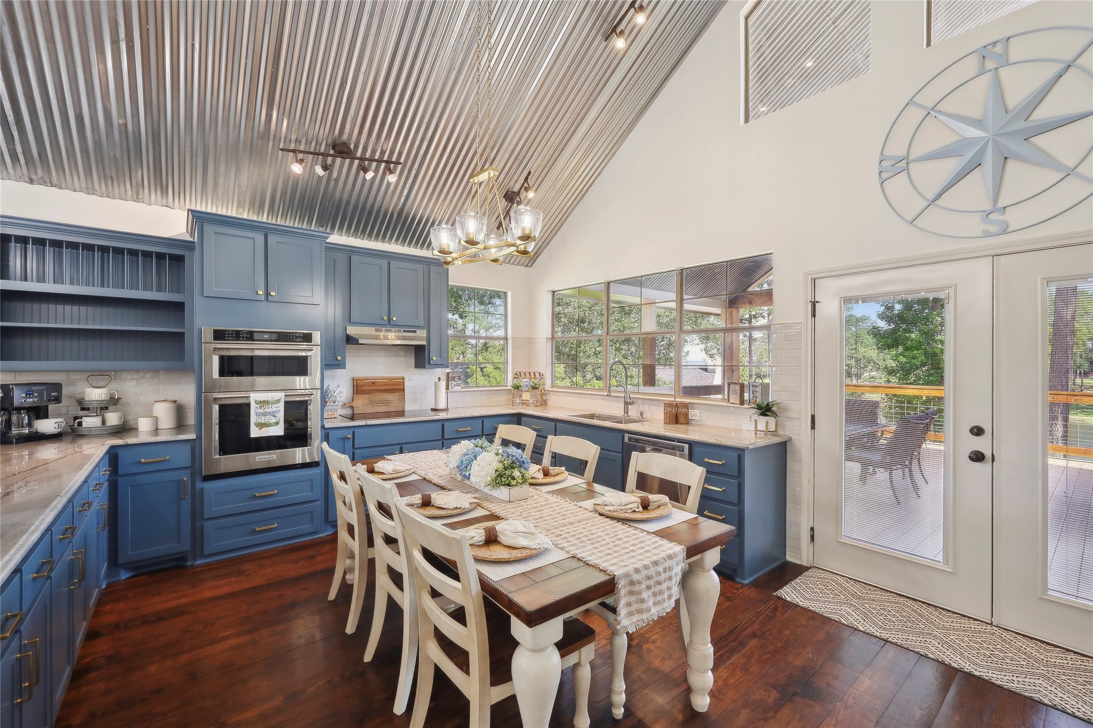 243 Riverbirch Brookeland, TX 75931 - Photo 13 of 47 a view of a dining room with furniture window and wooden floor