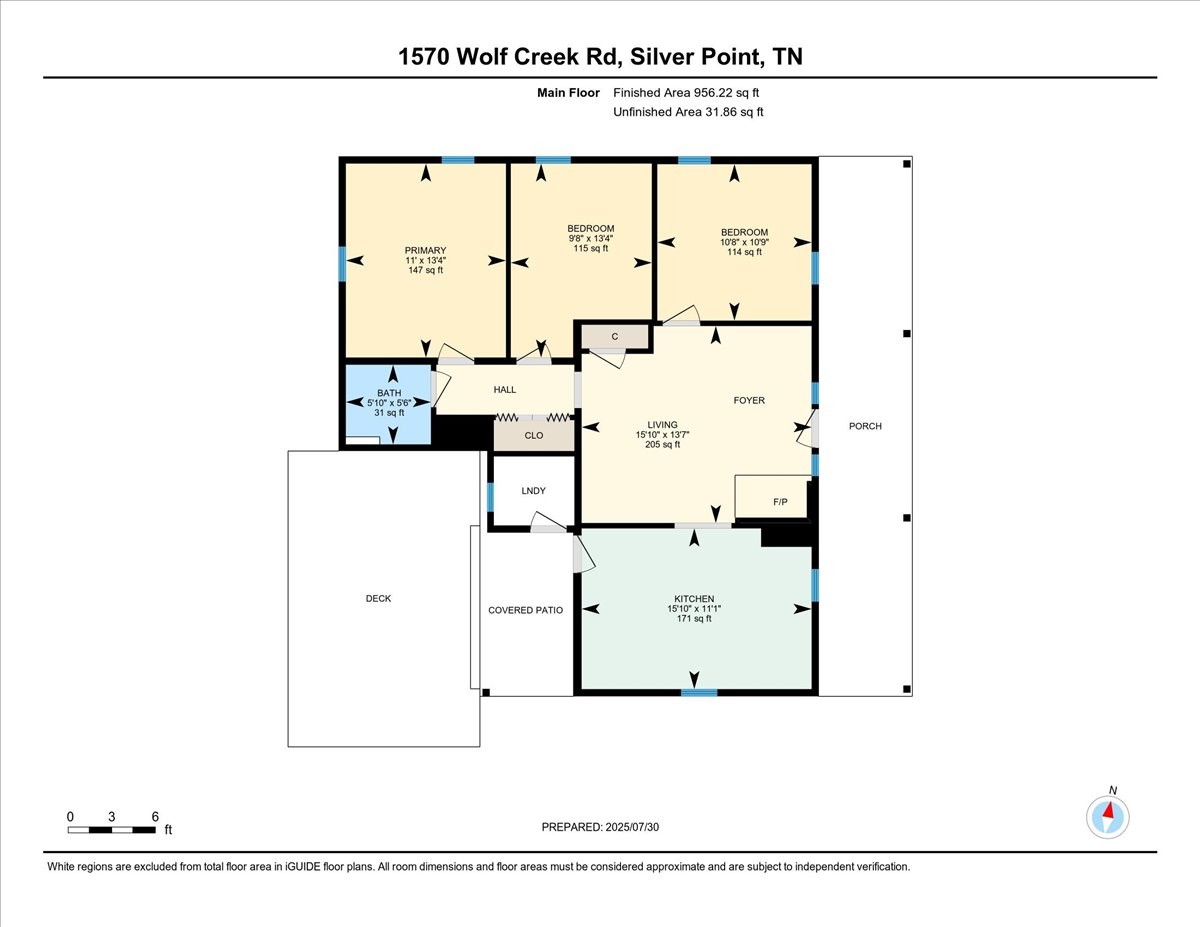 1570 Wolf Creek Road Silver Point, TN 38582 - Photo 39 of 40 a picture of a floor plan