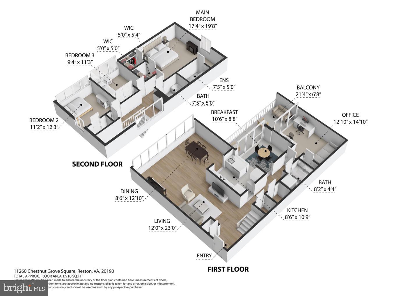 11260 Chestnut Grove Square, Unit 337 Reston, VA 20190 - Photo 40 of 82 Spacious modern layout with balcony.
