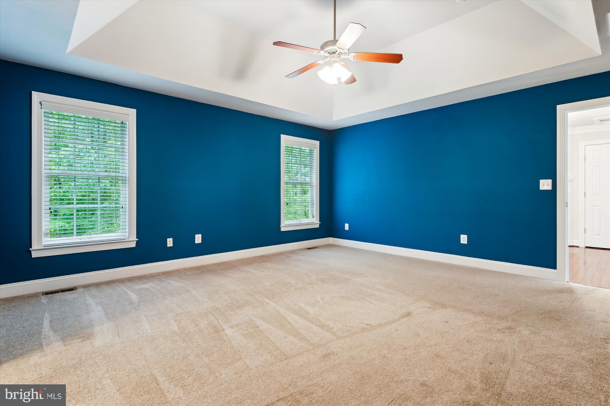 70 Ruby Glen Lane Fredericksburg, VA 22405 - Photo 30 of 72 a view of an empty room with window and chandelier fan
