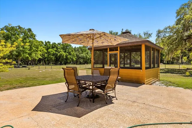 a sign that is sitting on a rock