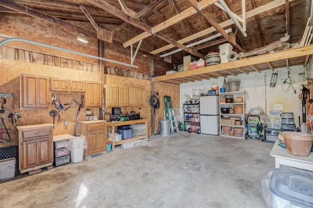 a view of a storage room