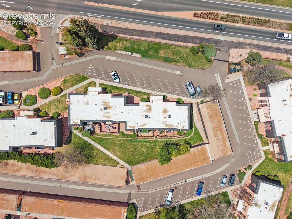 2979 Mesa Road, Unit D Colorado Springs, CO 80904 - Photo 36 of 40 Aerial view.