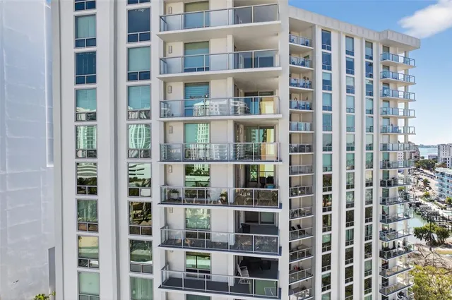 a view of front door of building