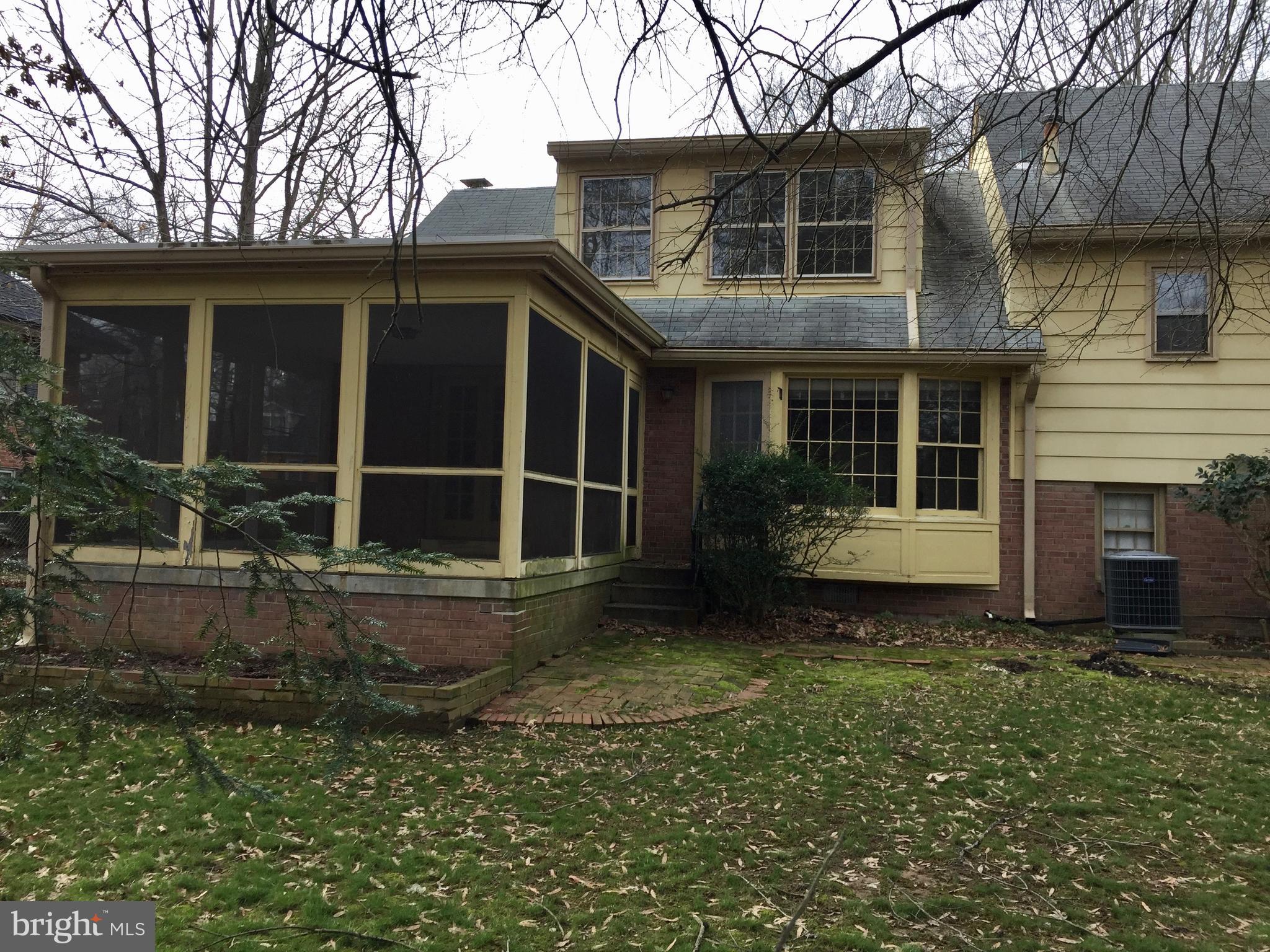 Rear elevation 1 - showing screened porch