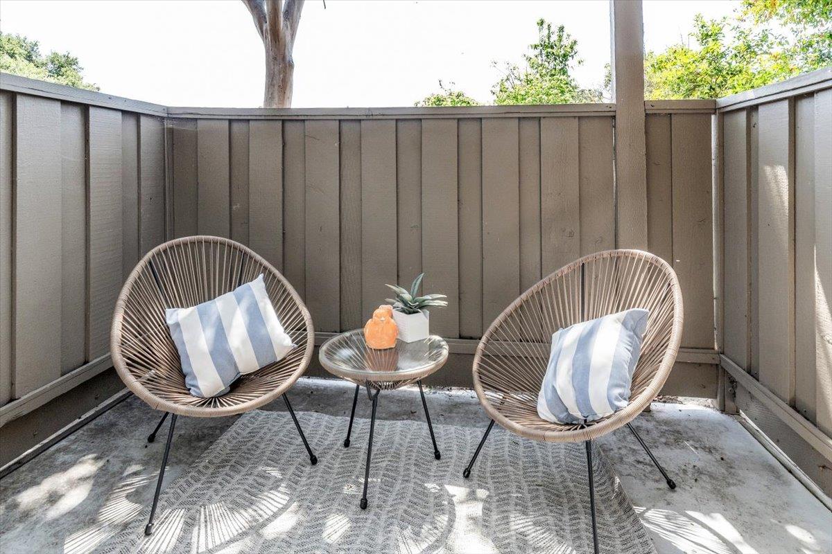 18952 Sara Park Circle Saratoga, CA 95070 - Photo 3 of 21 a backyard of a house with table and chairs