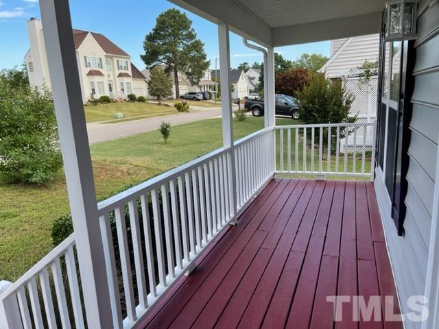 4320 Major Loring Way Raleigh, NC 27616 - Photo 6 of 37 a view of balcony with wooden floor