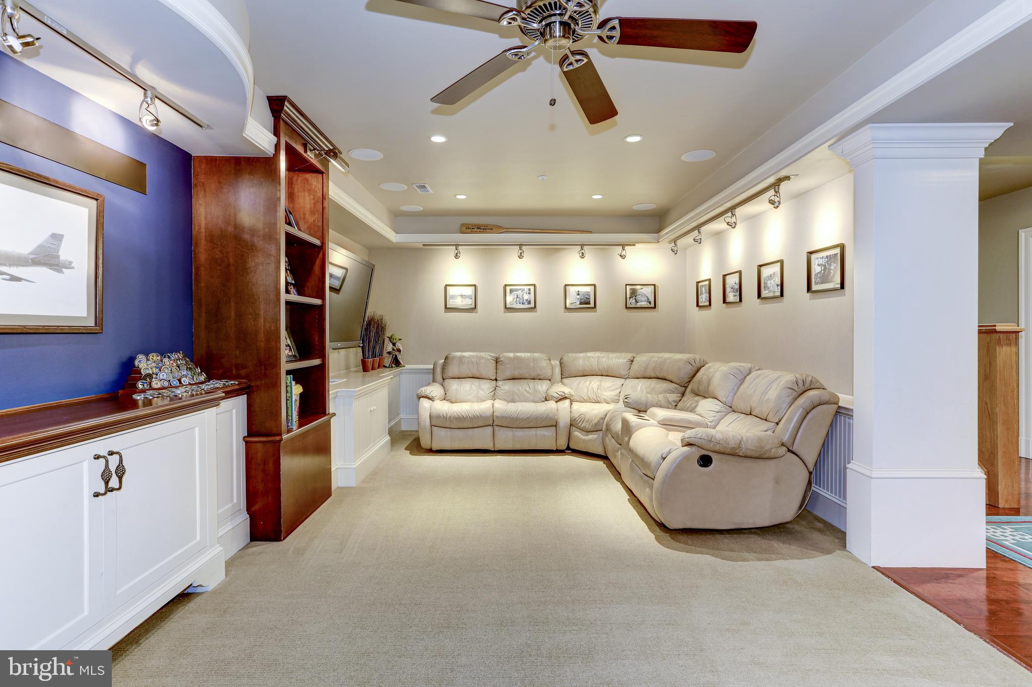 4200 Military Road Northwest Washington, DC 20015 - Photo 43 of 56 Lower level family room / home theatre
