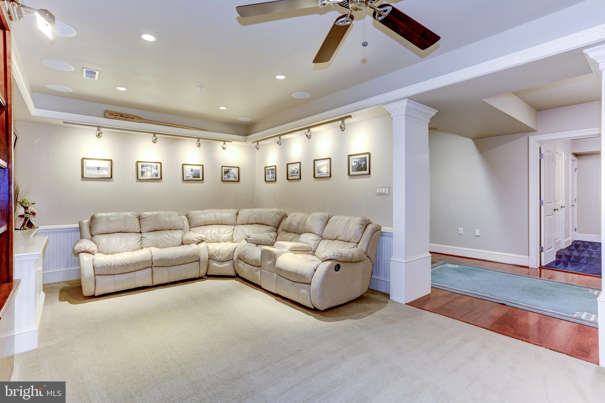 4200 Military Road Northwest Washington, DC 20015 - Photo 44 of 56 Lower level family room / home theatre