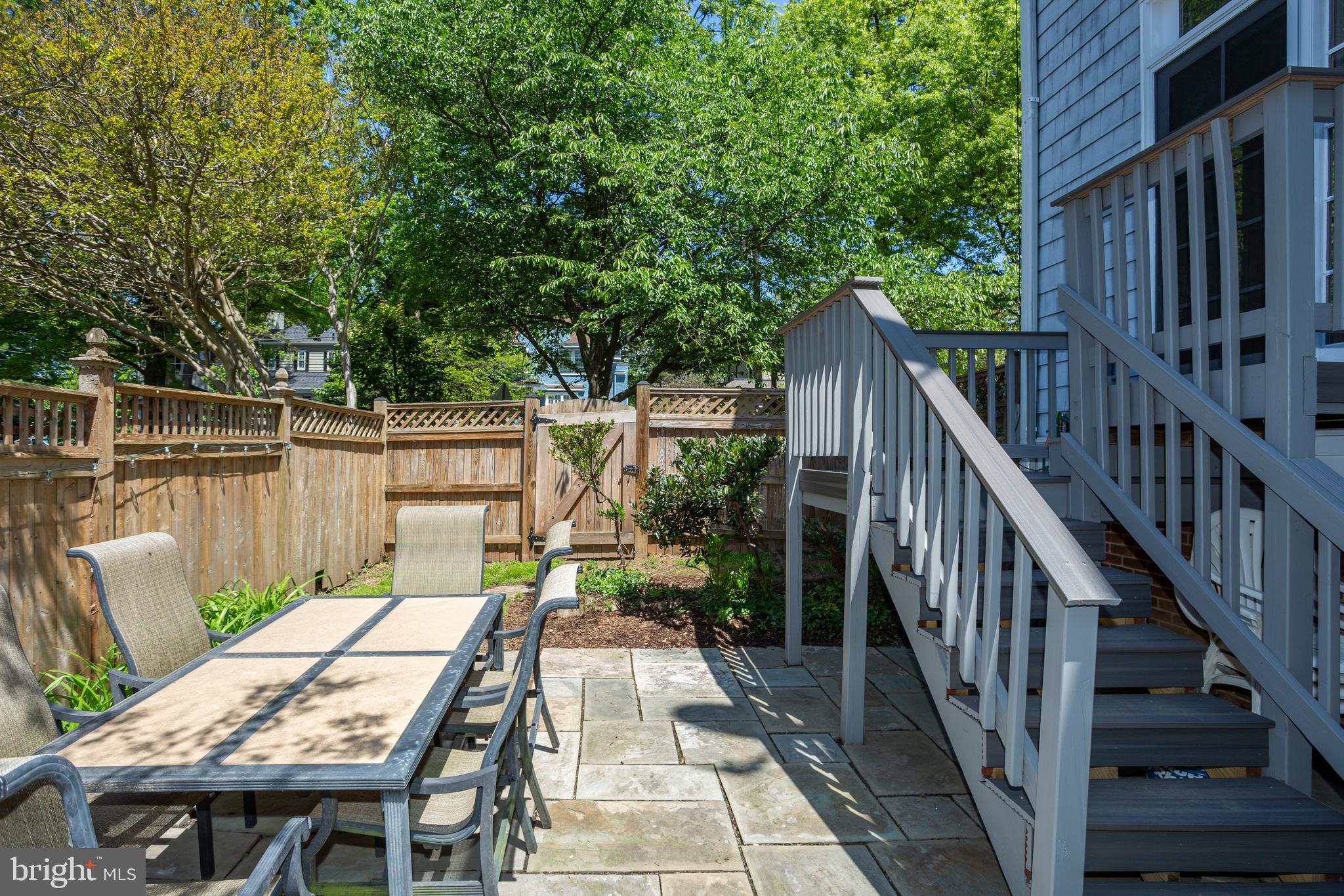 4200 Military Road Northwest Washington, DC 20015 - Photo 52 of 56 Private patio w/ new deck