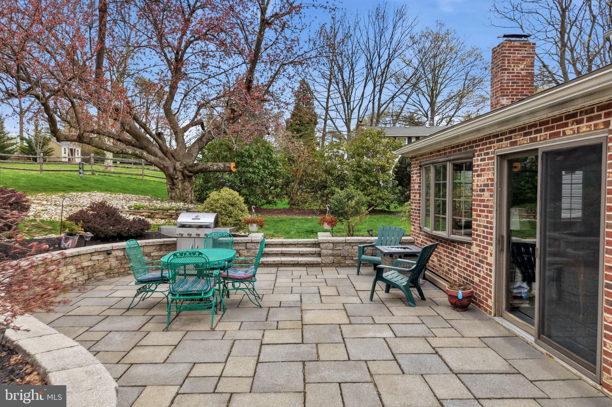 1624 Dillon Road Ambler, PA 19002 - Photo 39 of 47 a view of backyard with seating area and green space