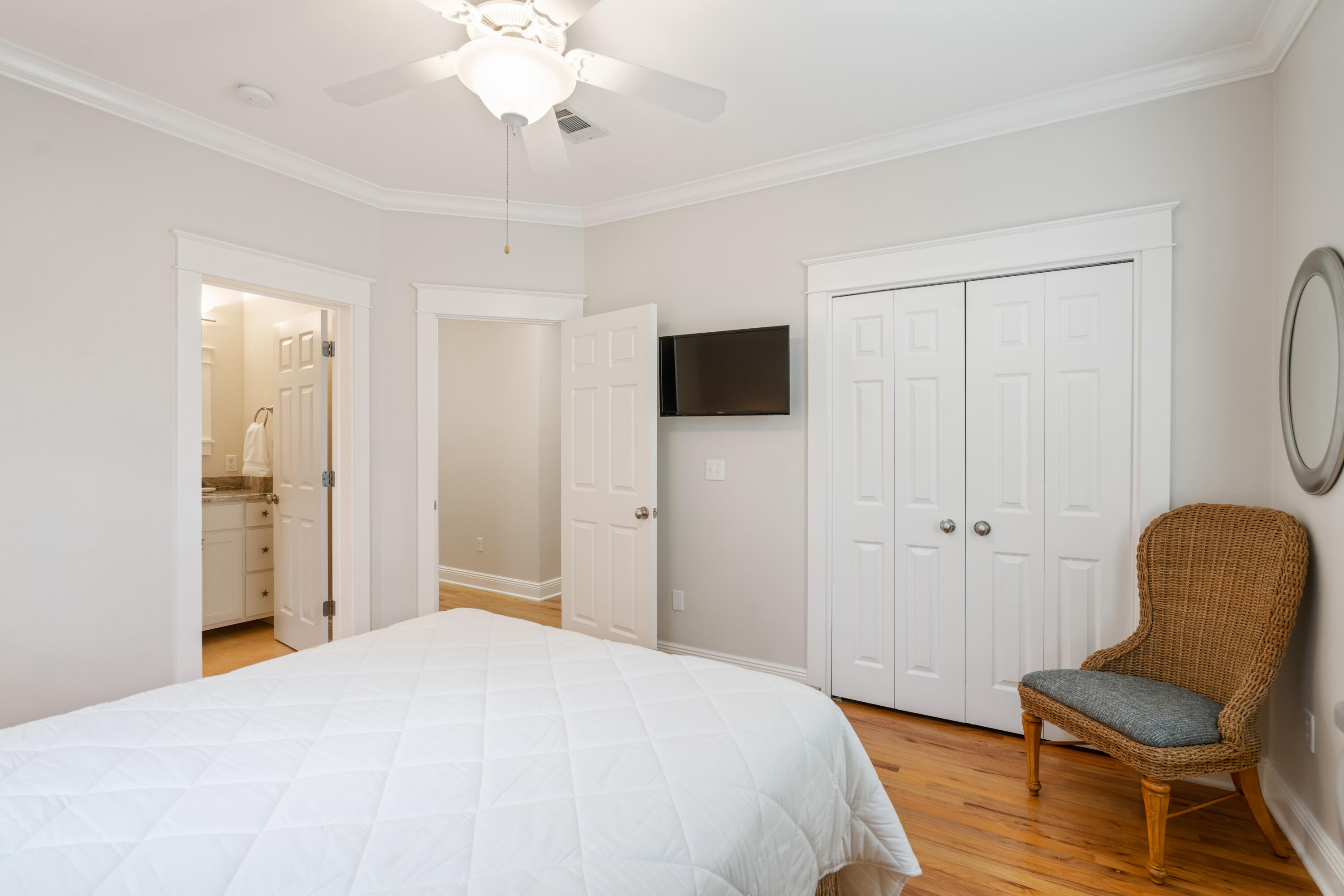 107 Chelsea Loop Road Santa Rosa Beach, FL 32459 - Photo 25 of 66 a bedroom with a bed and furniture