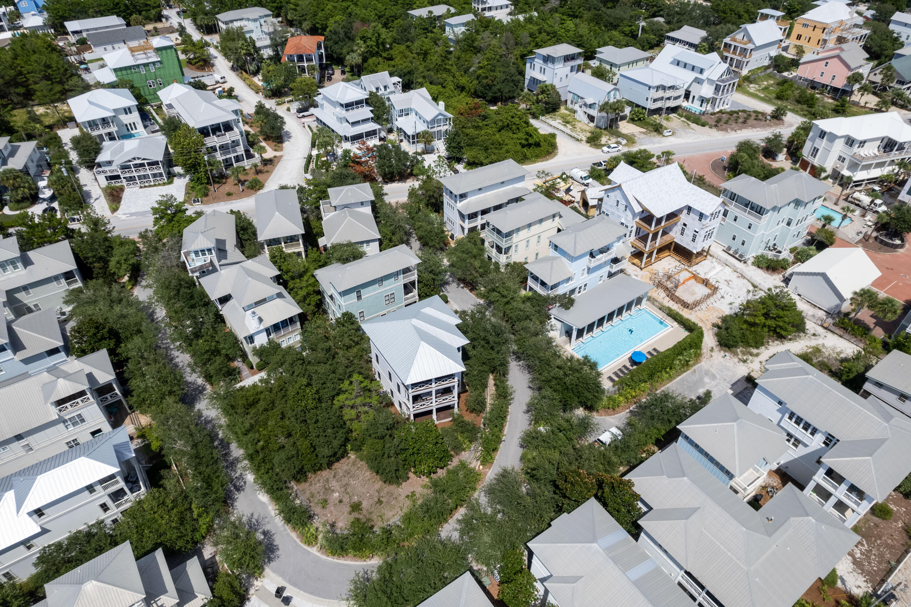 107 Chelsea Loop Road Santa Rosa Beach, FL 32459 - Photo 64 of 66 an aerial view of residential houses with outdoor space