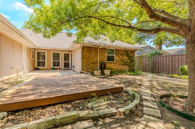 a house with a outdoor space