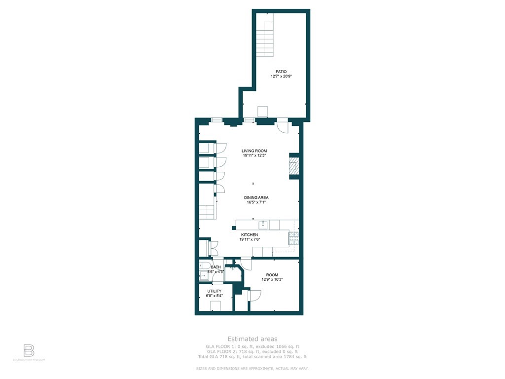 5 Dwight Street, Unit 1 Boston, MA 02118 - Photo 21 of 22 a picture of a floor plan