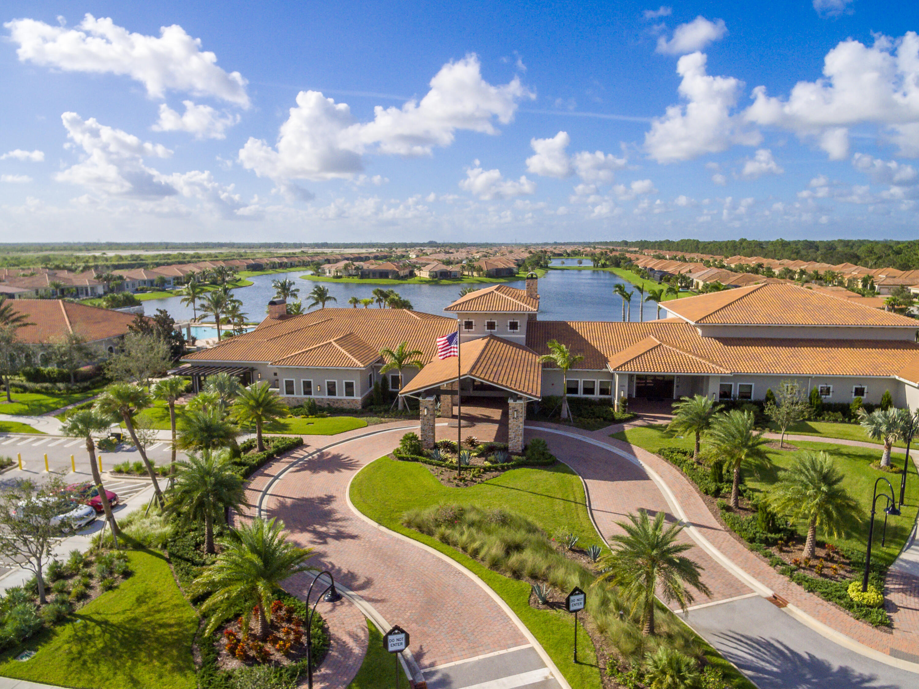 9182 Southwest Pepoli Way Port St. Lucie, FL 34987 - Photo 53 of 80 an aerial view of a house with a ocean view