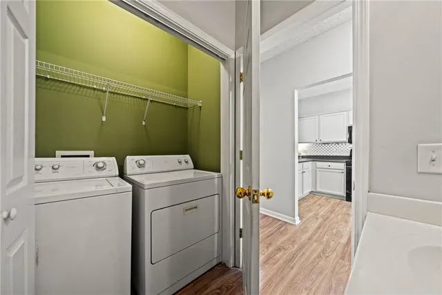 a room with storage and utility