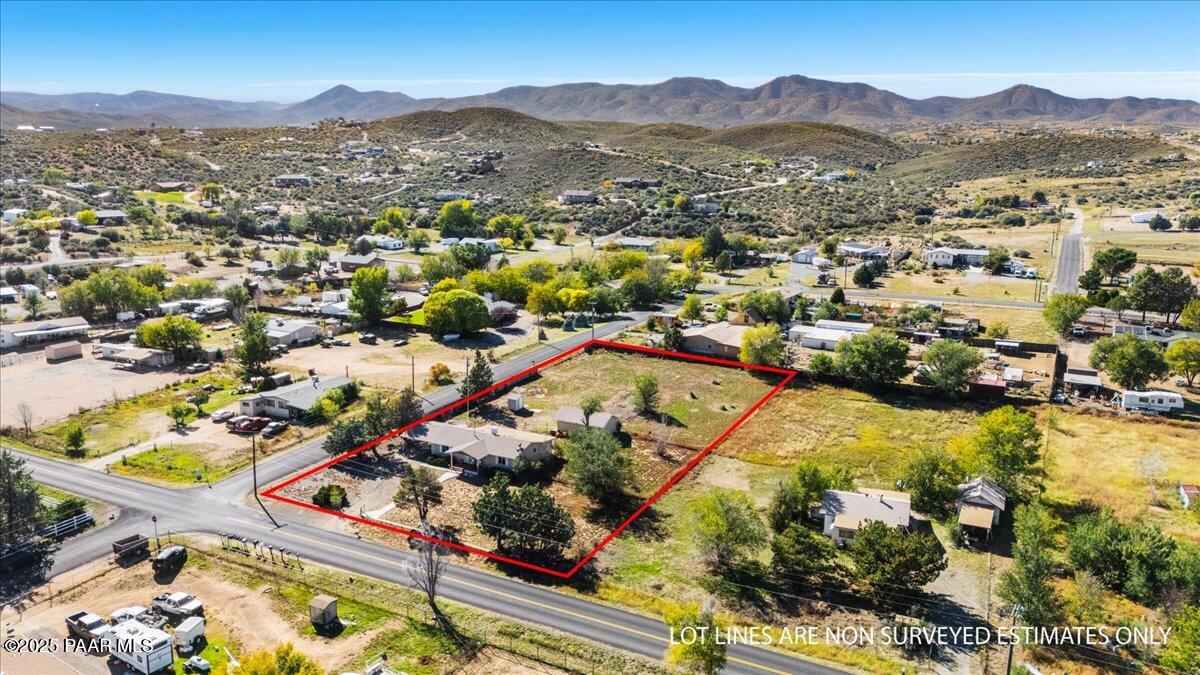 470 South Dewey Road Dewey-Humboldt, AZ 86327 - Photo 26 of 29 an aerial view of residential houses with outdoor space