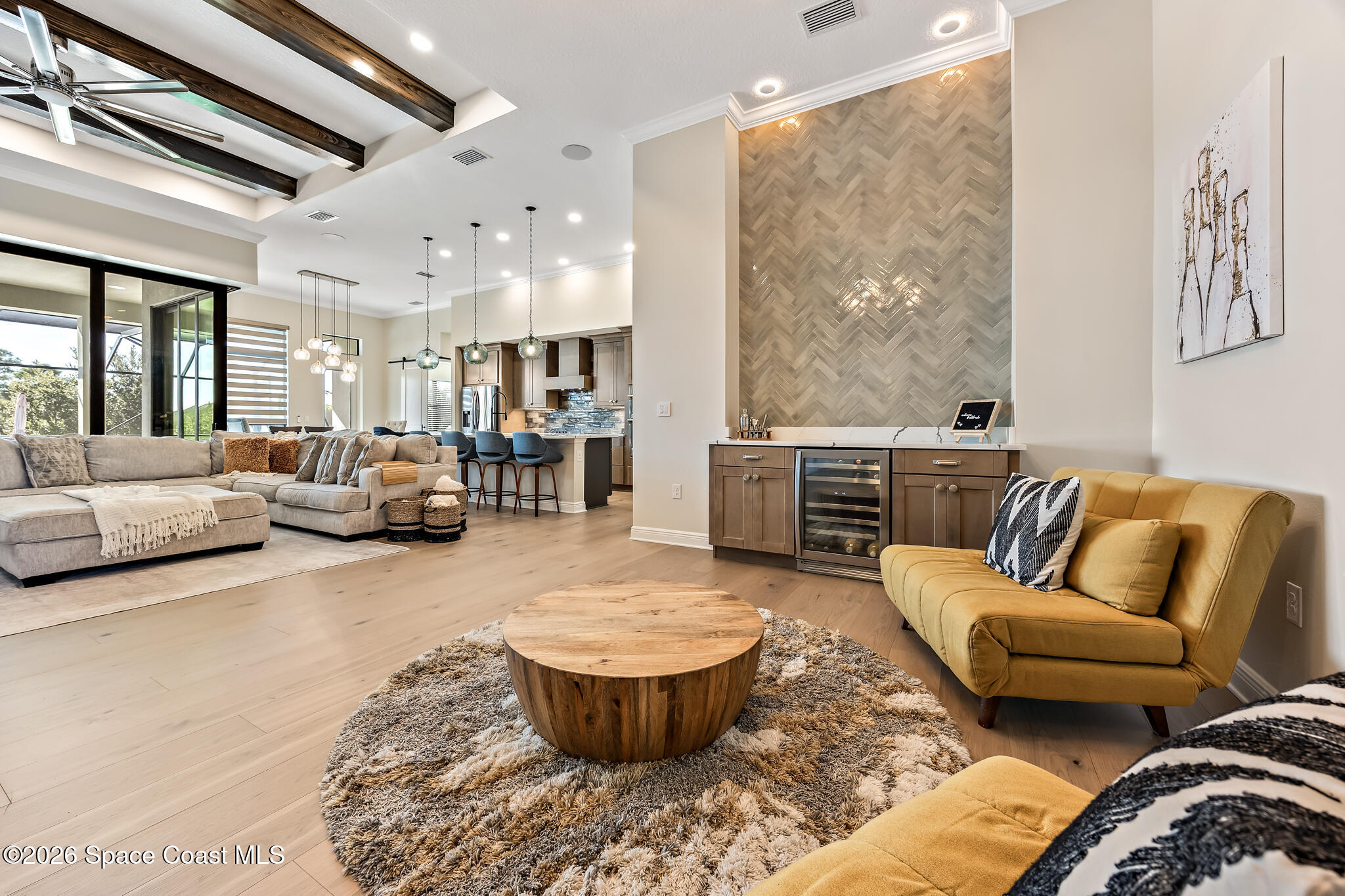 4055 Domain Court Melbourne, FL 32934 - Photo 5 of 49 a living room with furniture a couch and large window