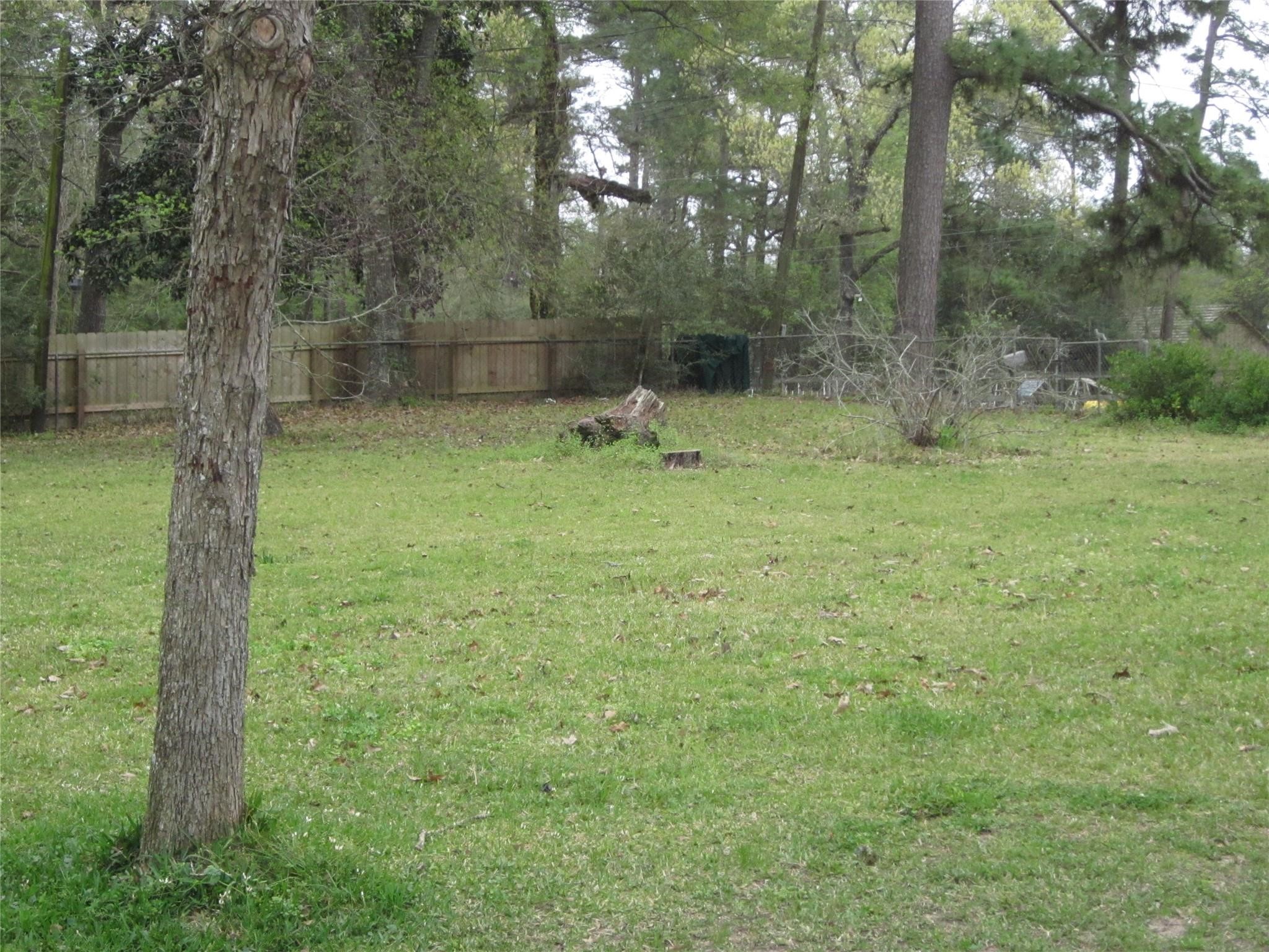 4018 East Mossy Oaks Road Spring, TX 77389 - Photo 7 of 17 a backyard of a house with lots of green space