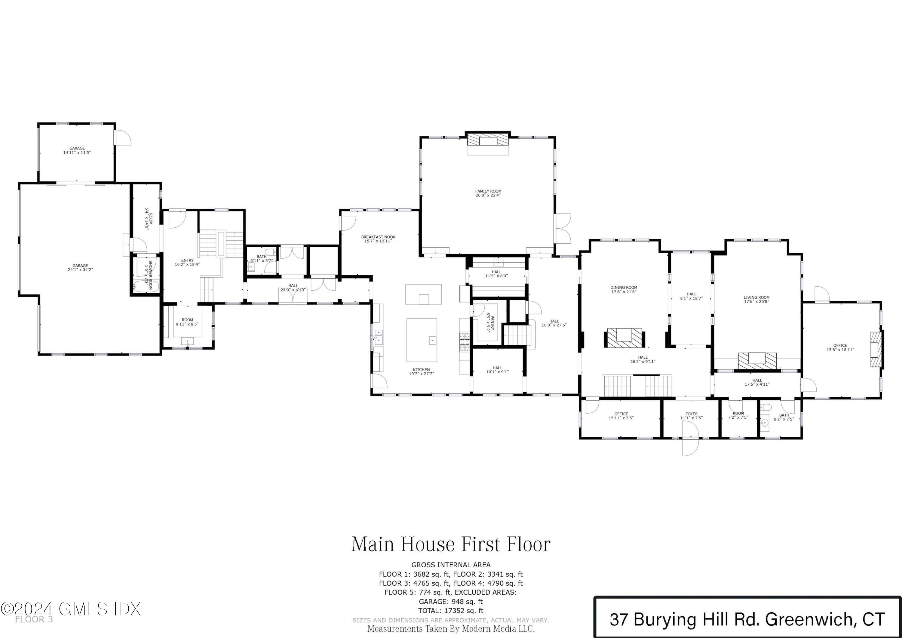 37 Burying Hill Road Greenwich, CT 06831 - Photo 45 of 51 047-419832-Main House First Floor_115855