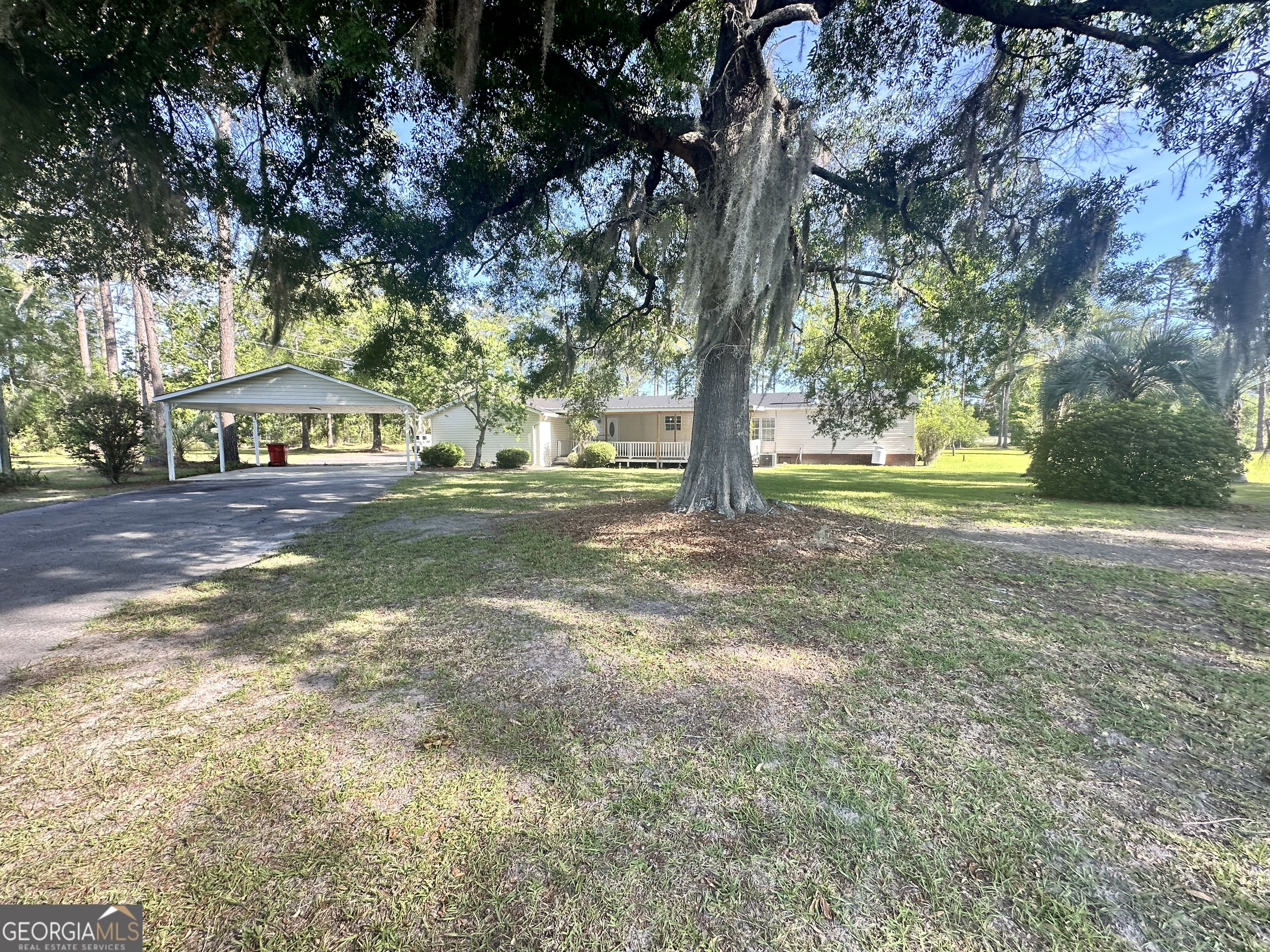 6498 Central Avenue Waycross, GA 31503 - Photo 19 of 20 a view of a yard with palm trees