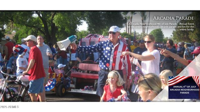 an aerial view of a house with garden space and street view