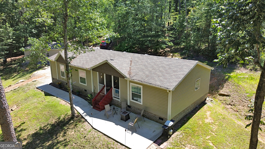 347 River Trail Martin, GA 30557 - Photo 5 of 29 aerial view of a house with swimming pool