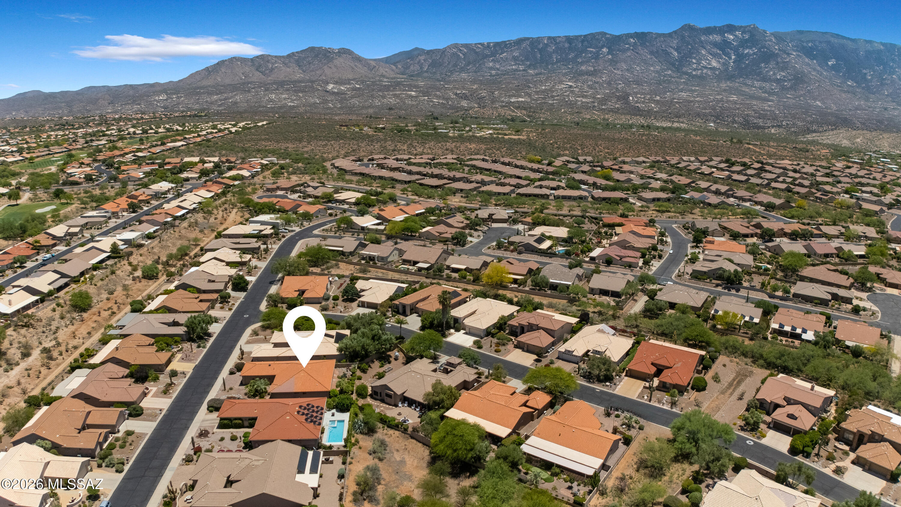 62441 East Northwood Road Tucson, AZ 85739 - Photo 22 of 37 Drone view of neighborhood