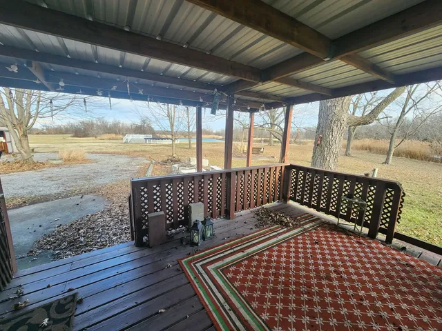 a view of a roof deck