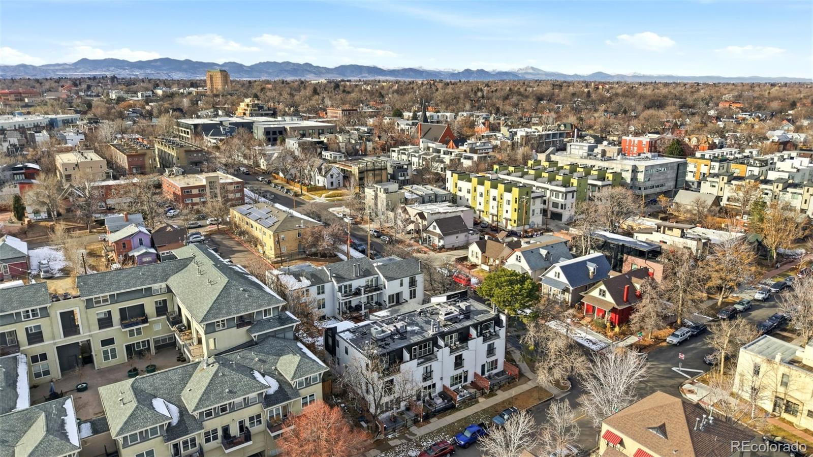 3045 Umatilla Street Denver, CO 80211 - Photo 35 of 48 an aerial view of city