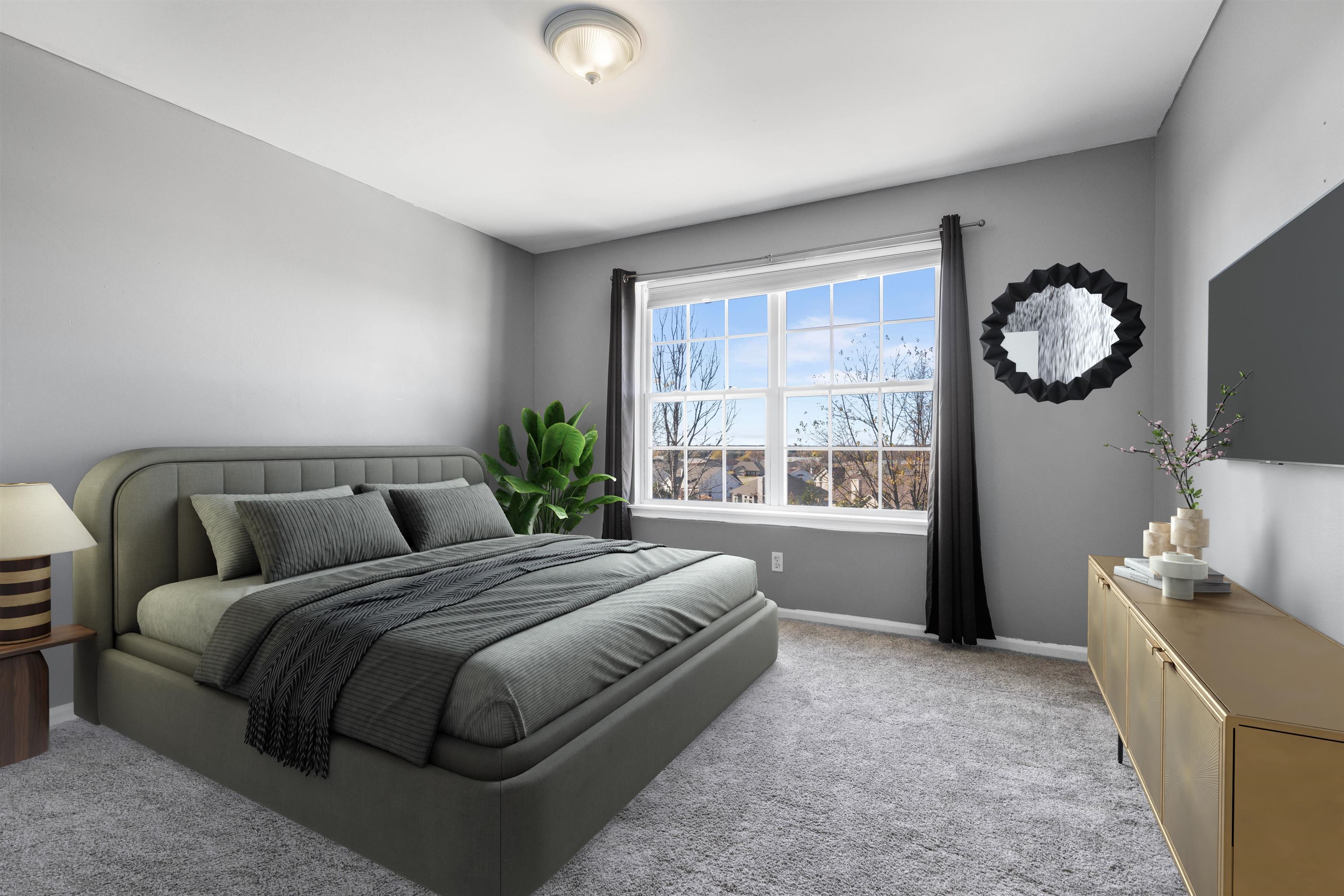 9360 Corriedale Run Roscoe, IL 61073 - Photo 22 of 34 a spacious bedroom with a bed and a large window