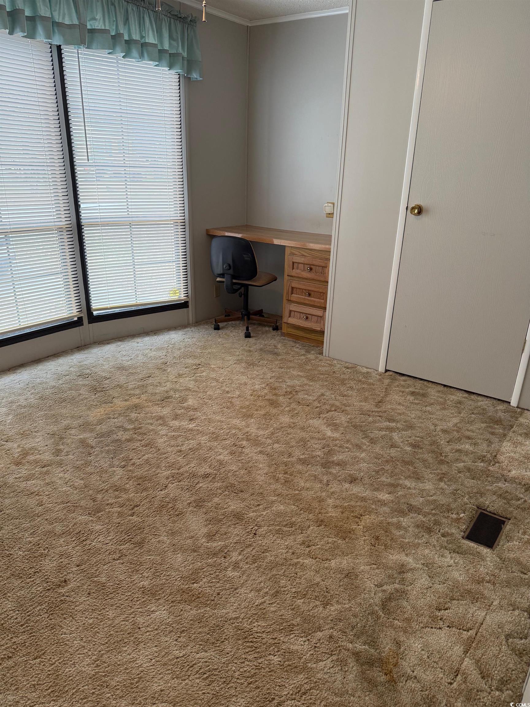 159 Crooked Island Circle Murrells Inlet, SC 29576 - Photo 13 of 20 Unfurnished office with carpet flooring and ornamental molding