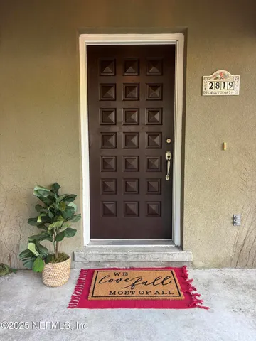 a view of an entryway